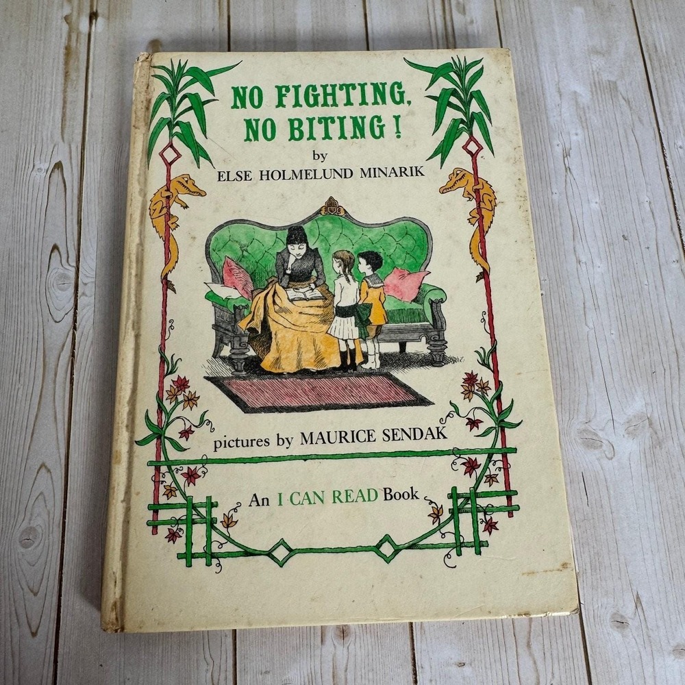 No Fighting No Biting Else Holmelund Minarik Maurice Sendak HC Harper Row